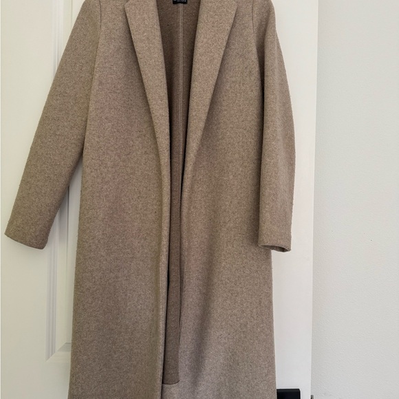 Zara Jackets & Blazers - Zara tan brown wool blend pea coat jacket size small 4 6